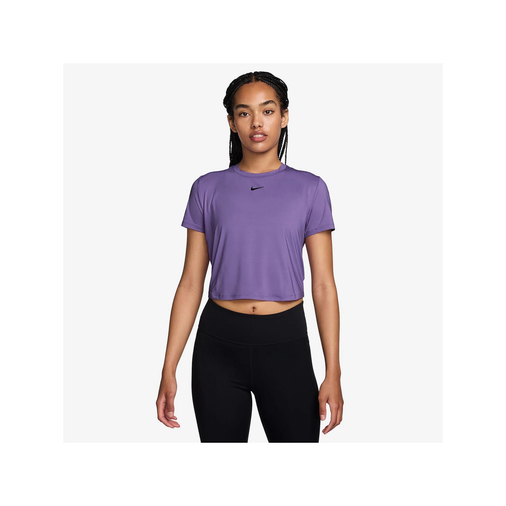 Nike One Classic Women's Dri-FIT Short-Sleeve Cropped Top Product Image