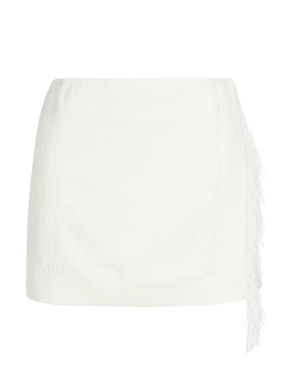 Womens Kelley Fringe Miniskirt Product Image