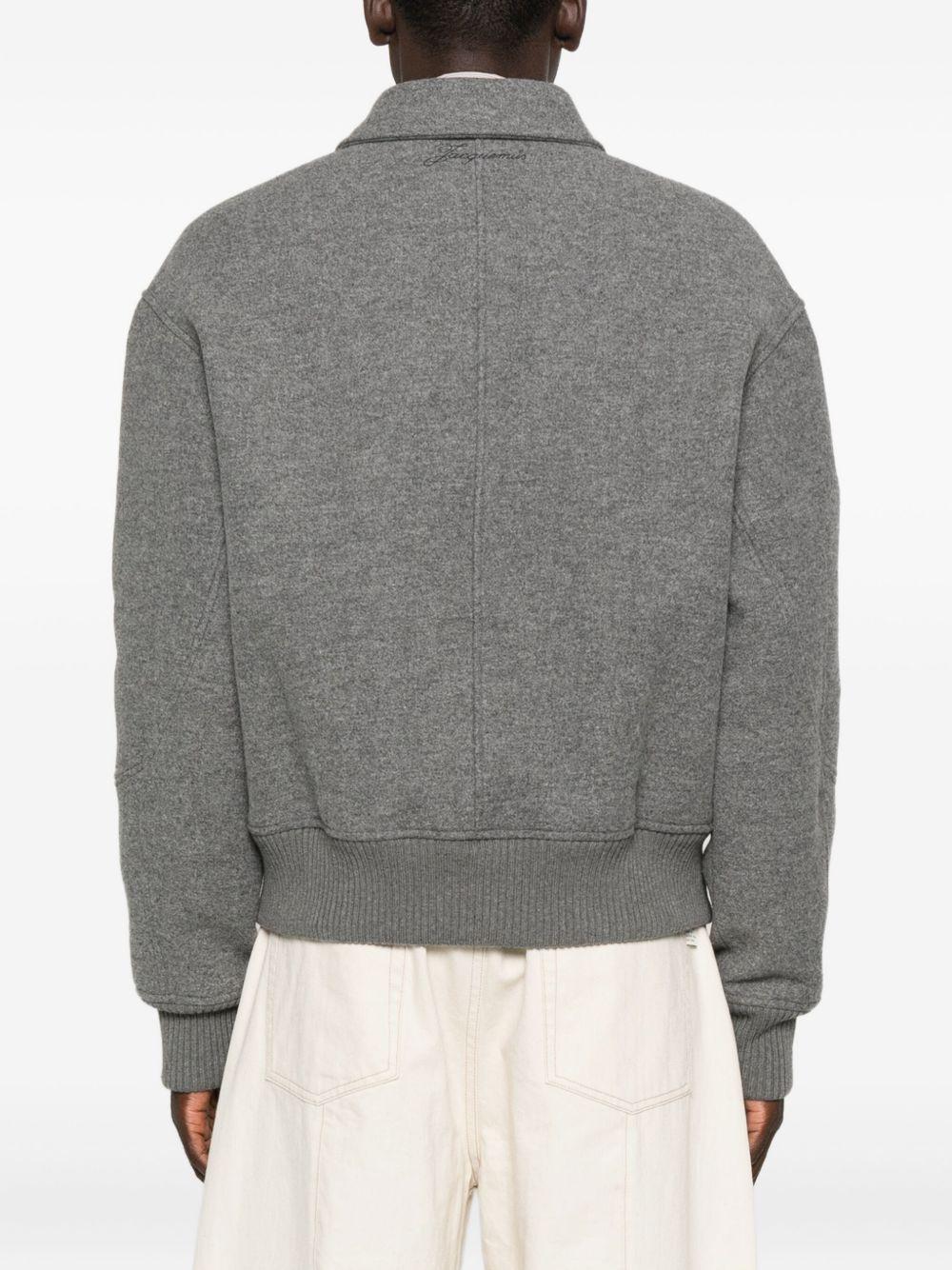wool bomber jacket Product Image