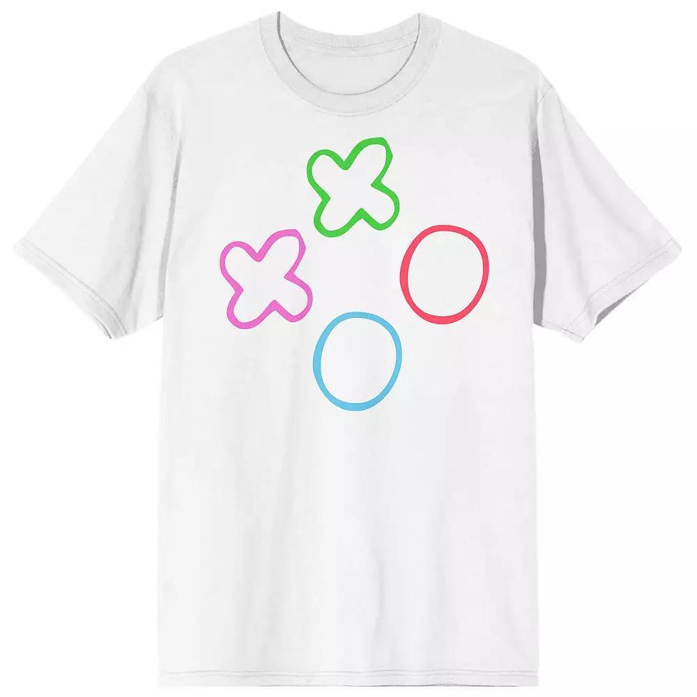 Men's Valentine's Day XX OO Crew Neck Tee, Size: Medium, White Product Image