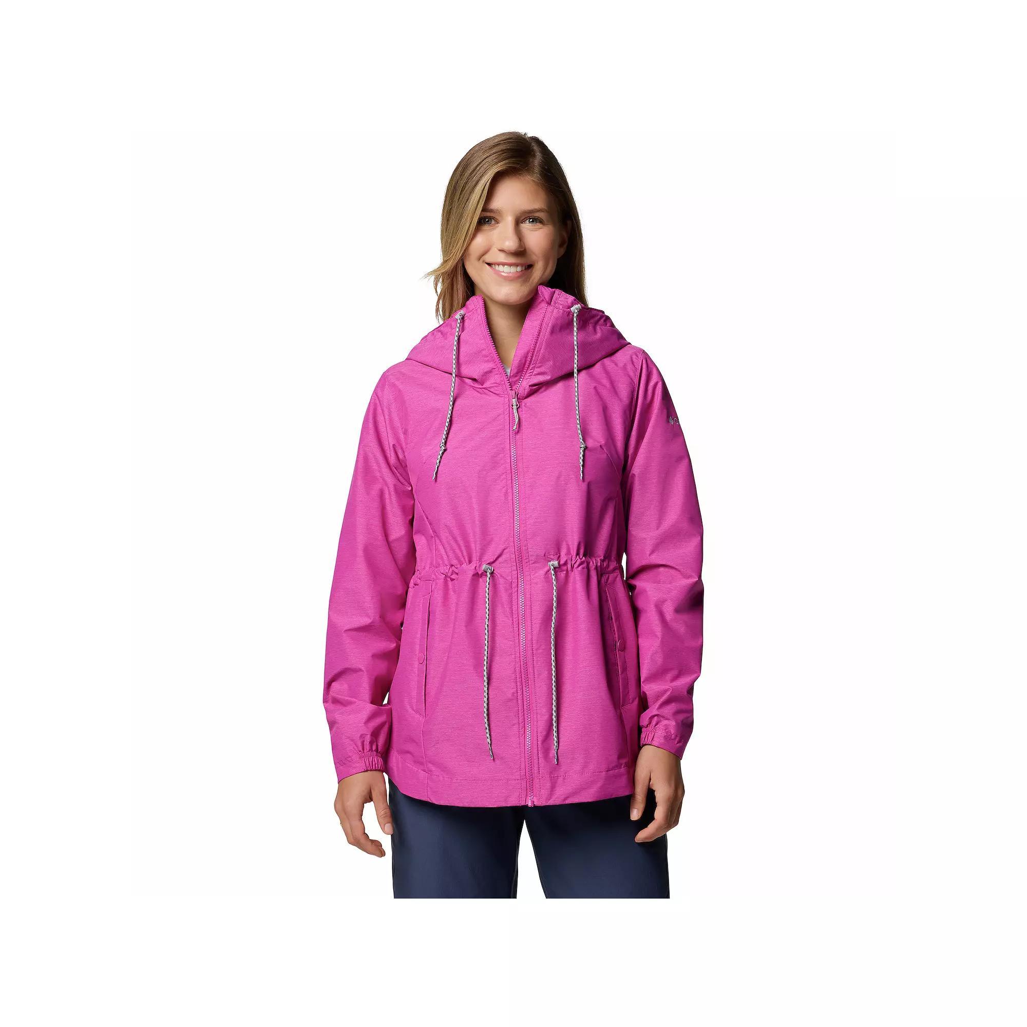 Women's Columbia Lillian Ridge II Rain Jacket, Size: XL, Black Product Image