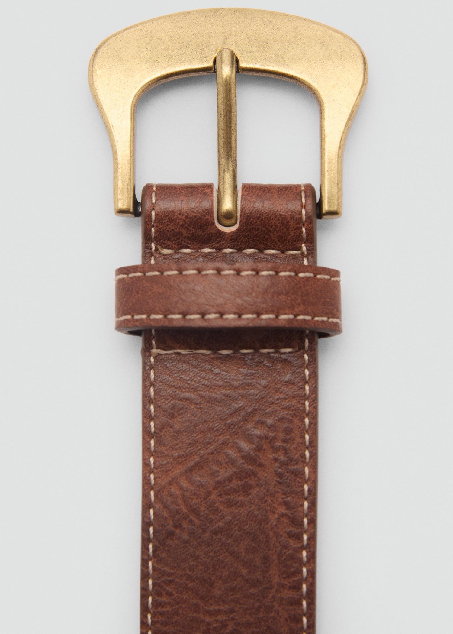 Embroidered belt - Women | MANGO USA Product Image
