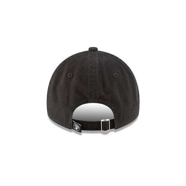 Las Vegas Raiders Core Classic Black 9TWENTY Adjustable Hat Male Product Image