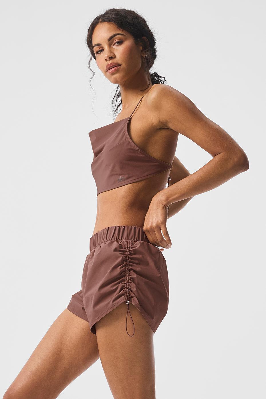 Cropped Megastar Tank - Chestnut Product Image