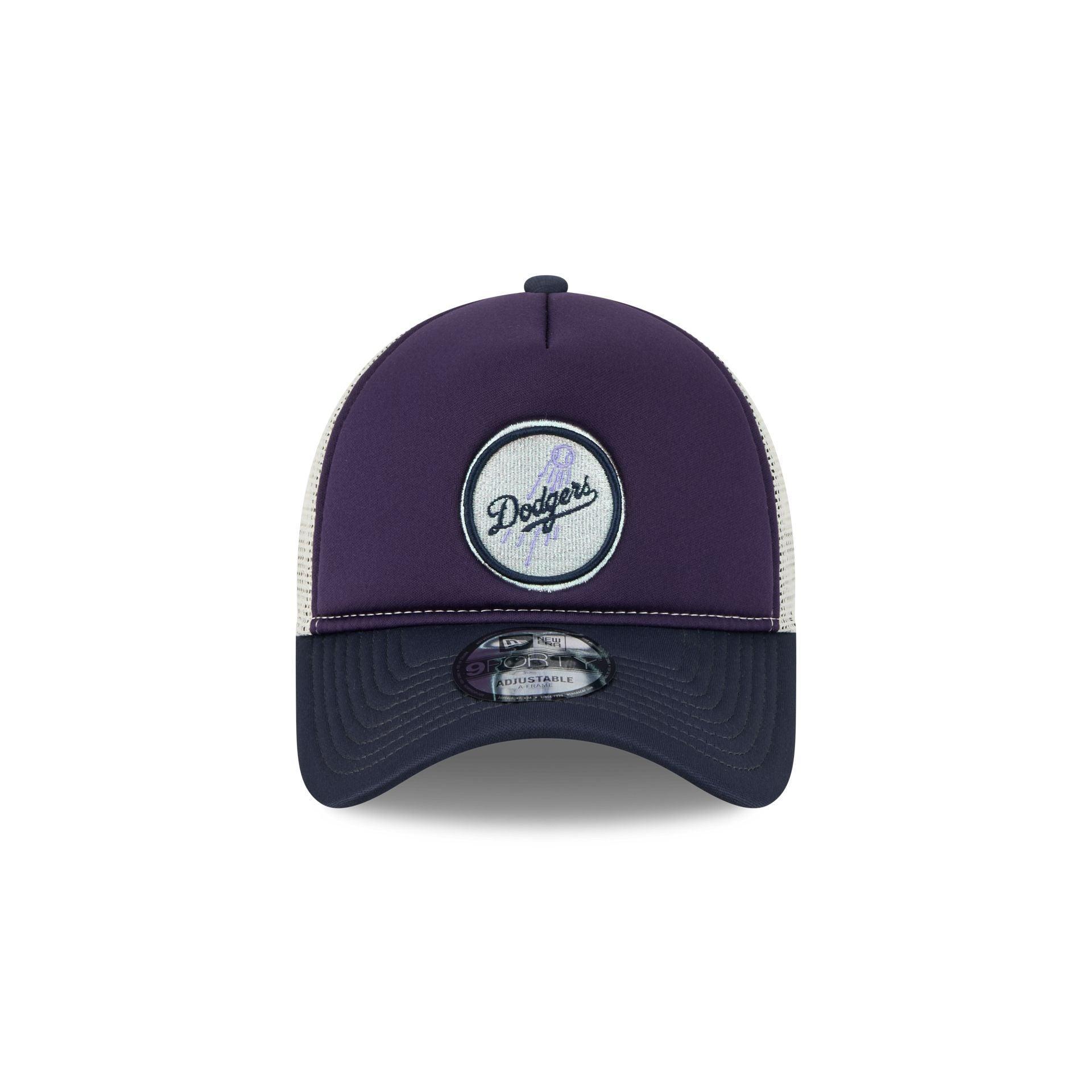 Colorado Rockies Navy Purple 9FORTY A-Frame Trucker Hat Male Product Image