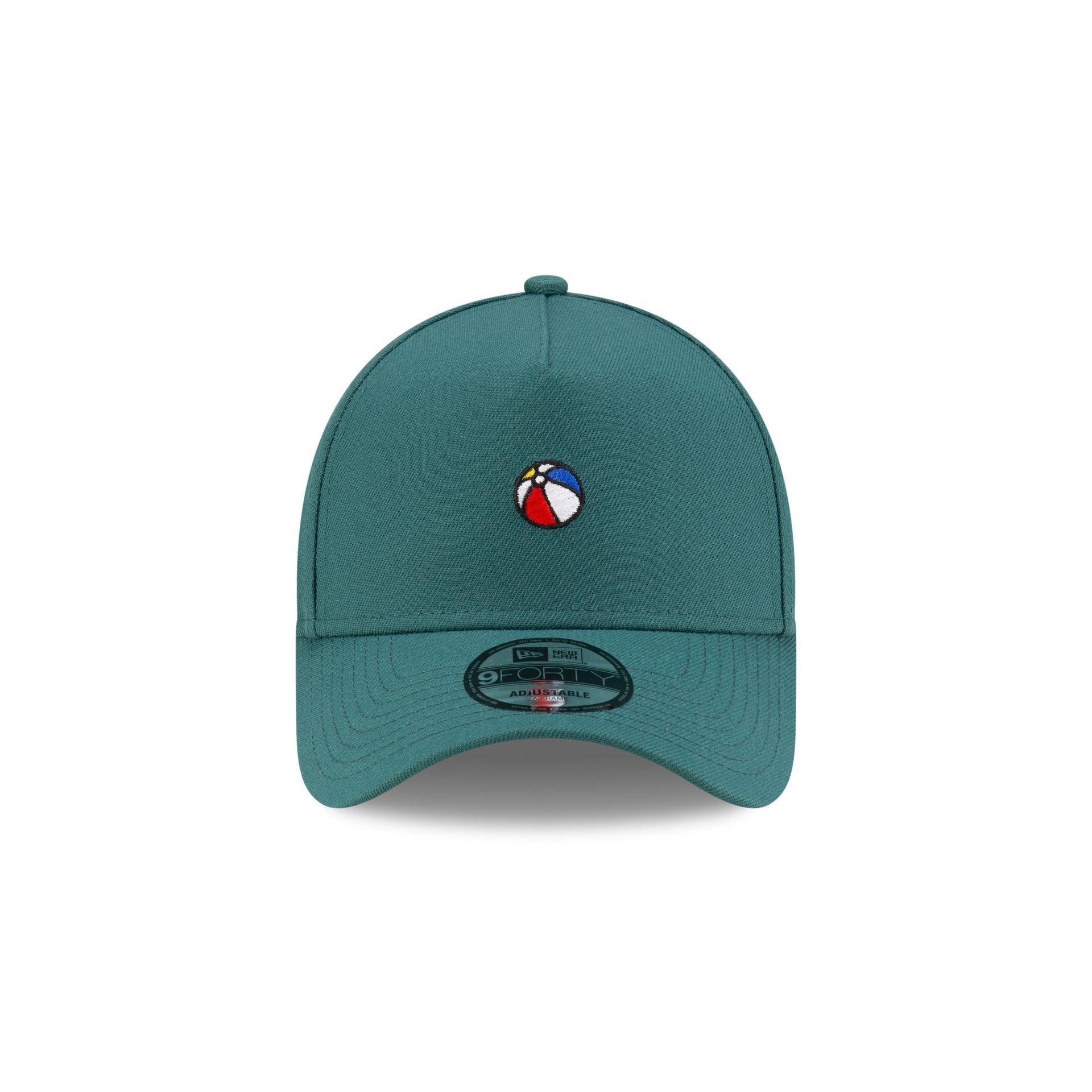 Atlanta Braves Logo Essentials Black 9FORTY A-Frame Snapback Hat Male Product Image