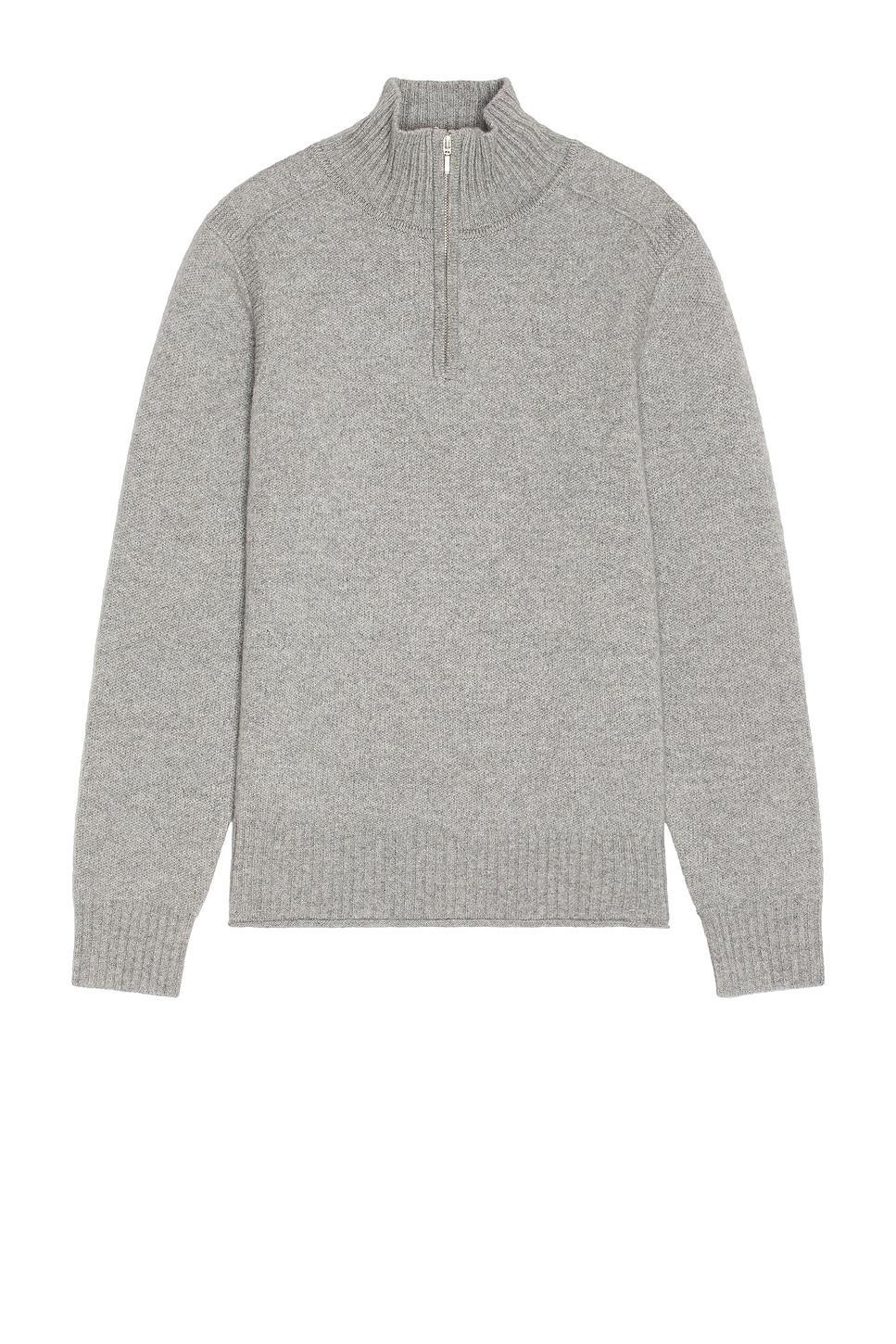 Half Zip Turtleneck Sweater in Cashmere Product Image