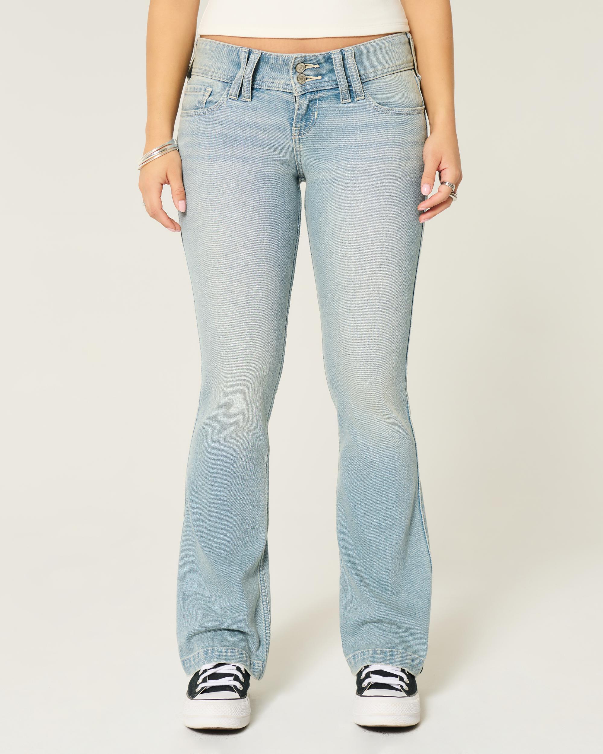 Ultra Low-Rise Studded Boot Jeans Product Image