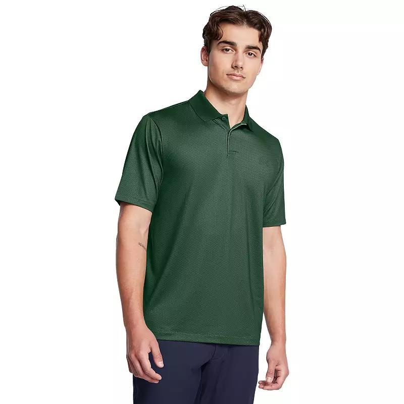 Men's Under Armour Matchplay Printed Polo, Size: Medium, Blue Down Pour Product Image