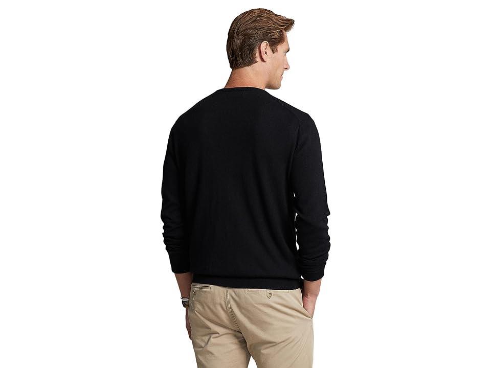 Mens Logo Cotton V-Neck Sweater Product Image
