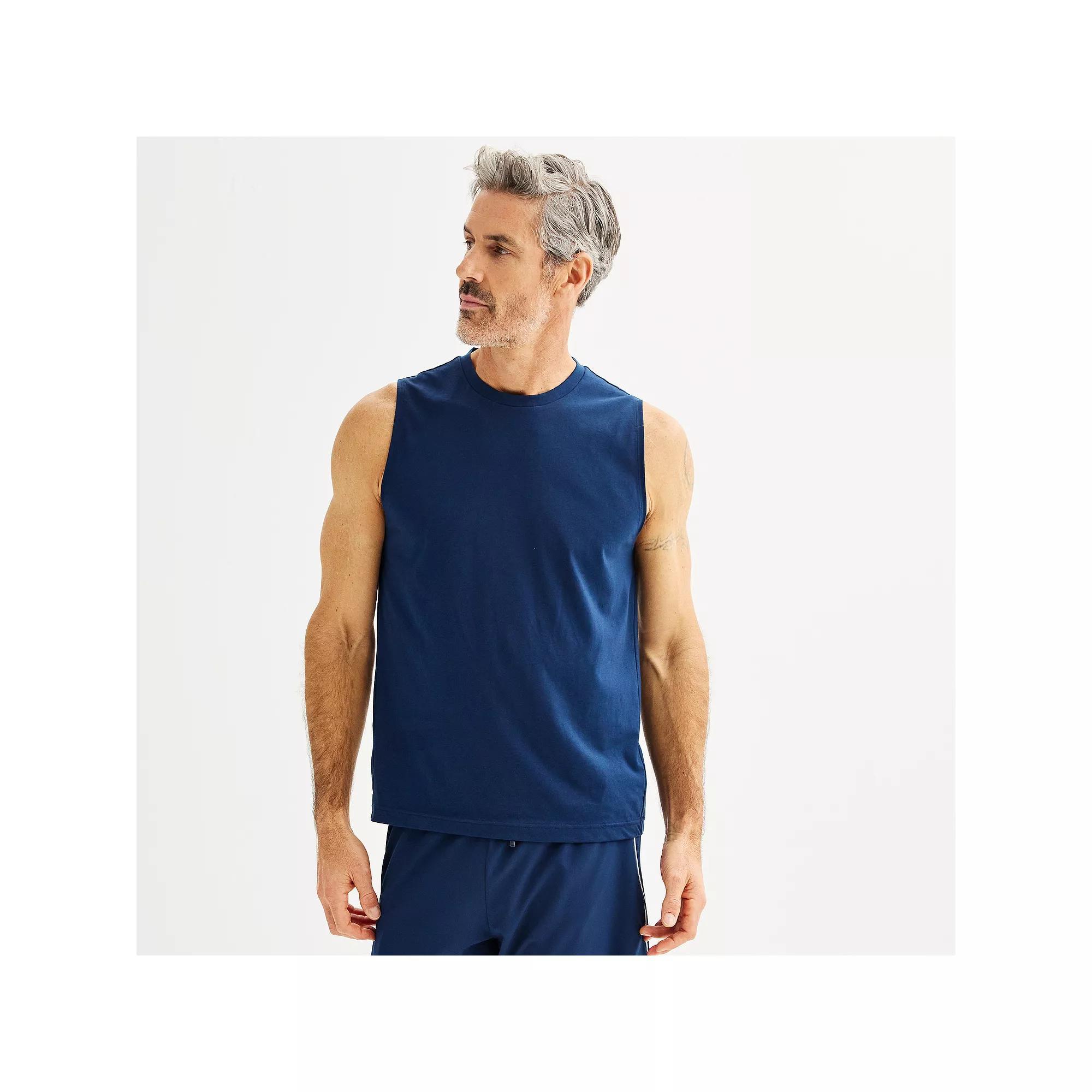 Men's Tek Gear® Essential Muscle Tank, Size: XXL, Gray Grey Product Image