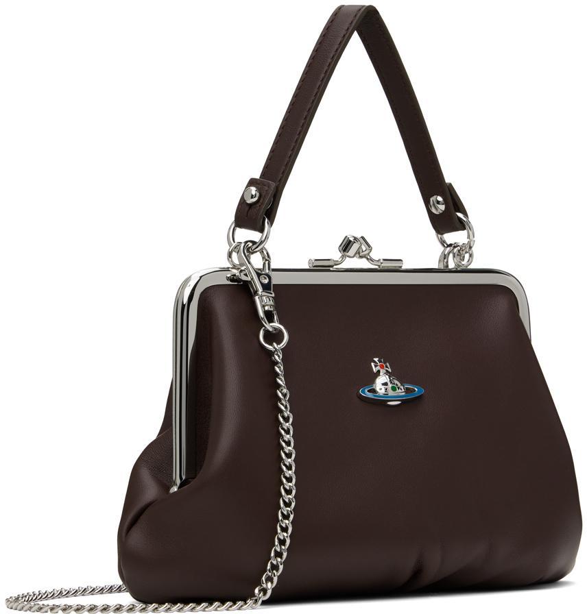 VIVIENNE WESTWOOD Brown Granny Frame Bag In Aw24-d408 Product Image