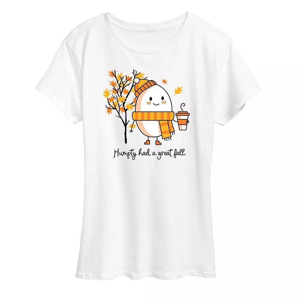 Womens Humpty Had A Great Fall Graphic Tee, Girls Product Image