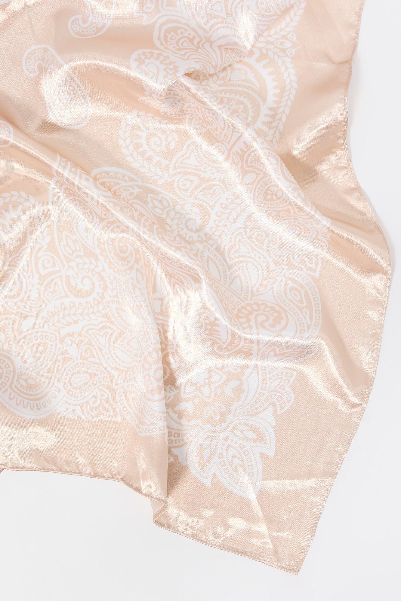 Paisley Print Satin Multiway Scarf Female Product Image
