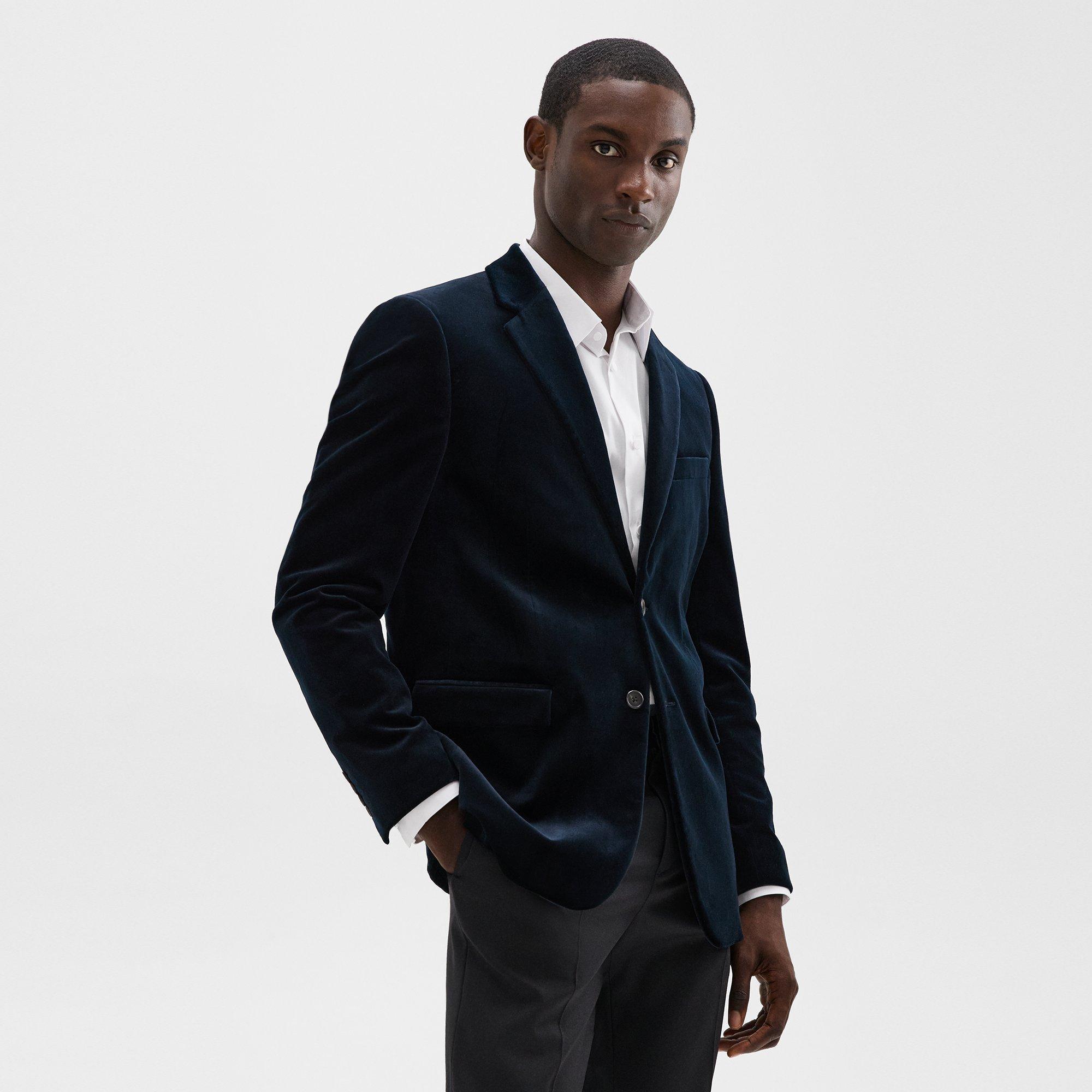 Stretch Velvet Chambers Blazer | Theory Product Image