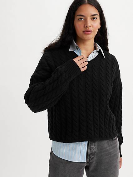 Rae Cable Knit Sweater Product Image