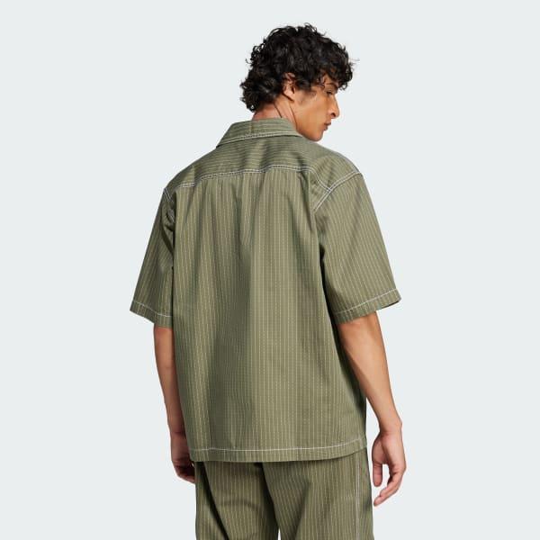 adidas Wabash Shirt Beige XS Mens Product Image