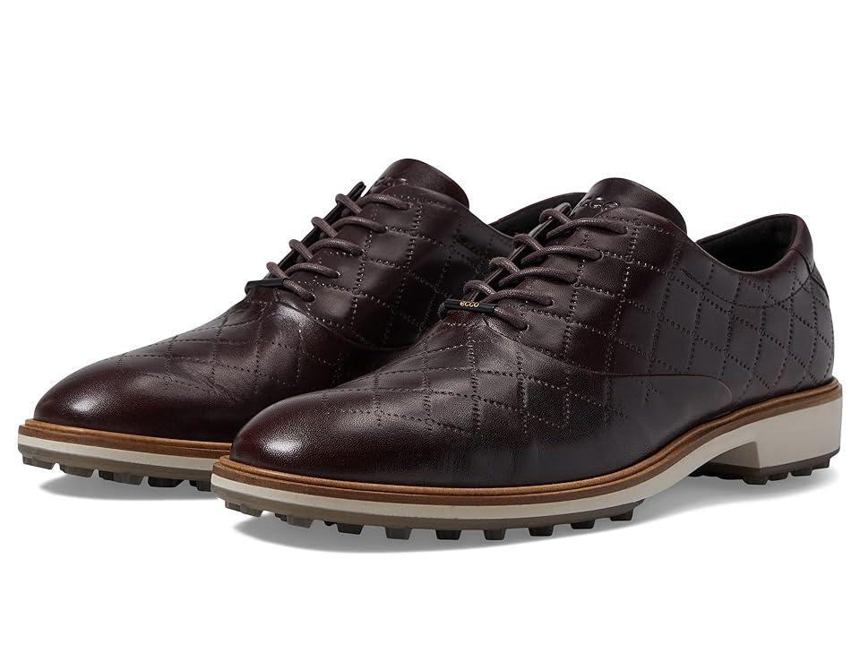 ECCO Mens Classic Hybrid Water-Repellent Leather Golf Shoes Product Image