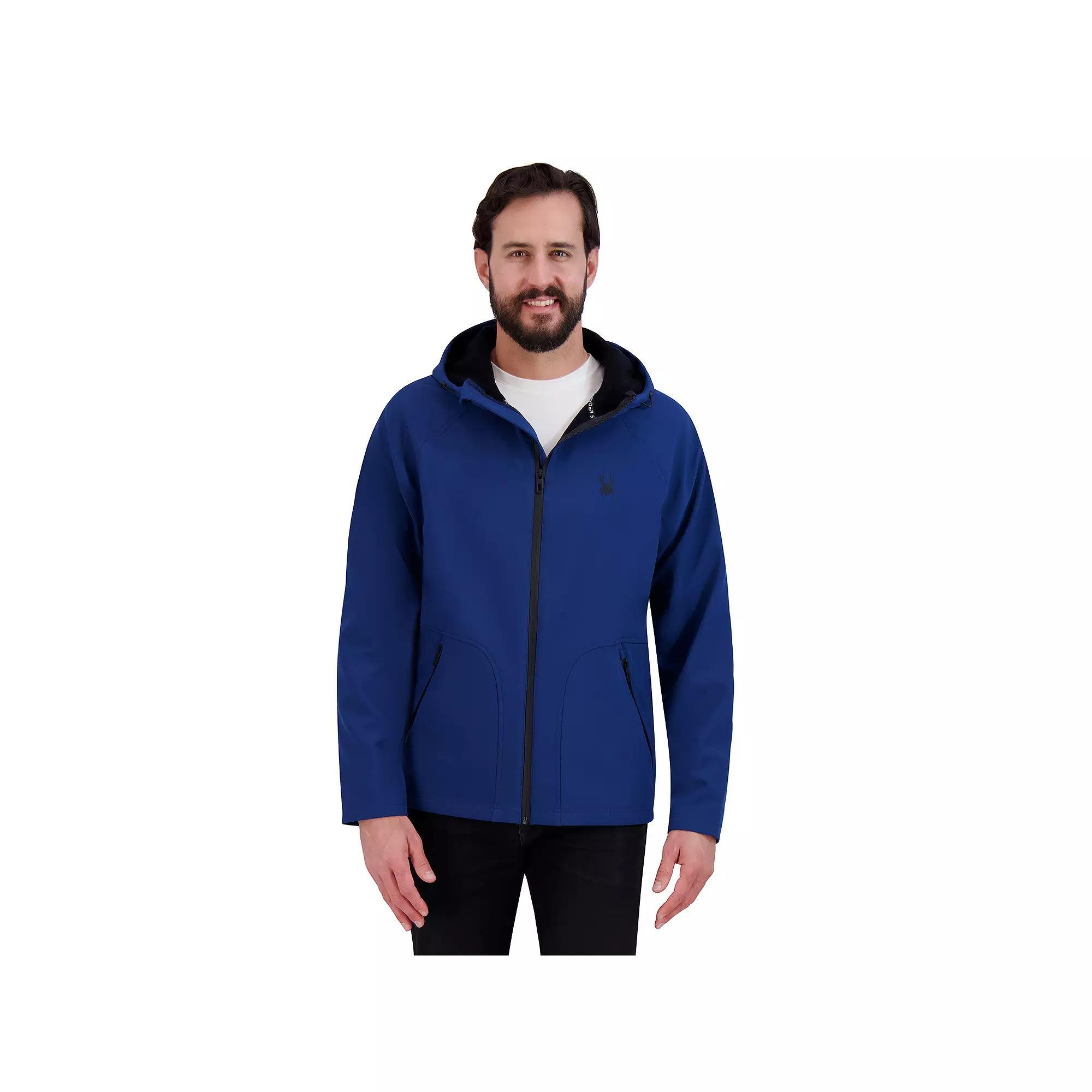 Men's Spyder Softshell Jacket, Size: XXL, Tidal Blue Product Image