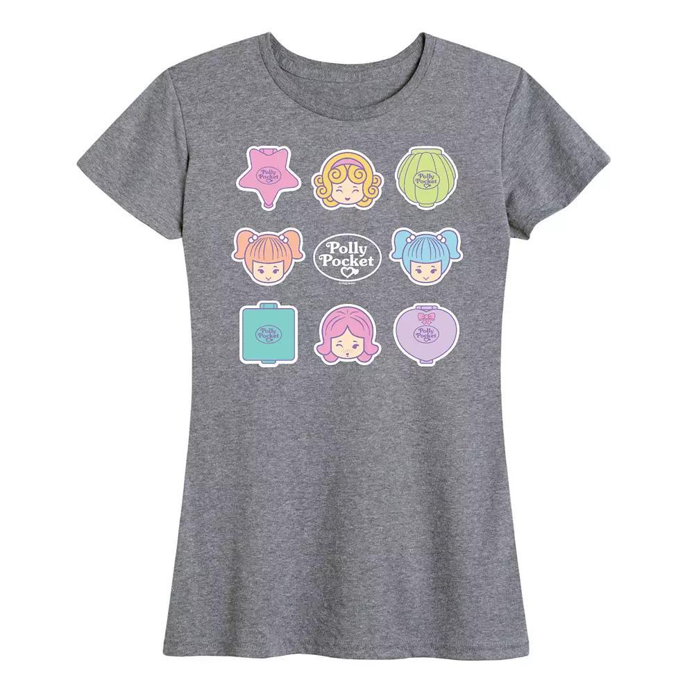 Womens Polly Pocket Grid Graphic Tee Product Image