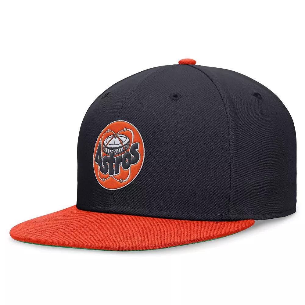 Men's Nike  Navy/Blue Kansas City Royals City Connect Patch Performance Fitted Hat, Size: 7 Product Image
