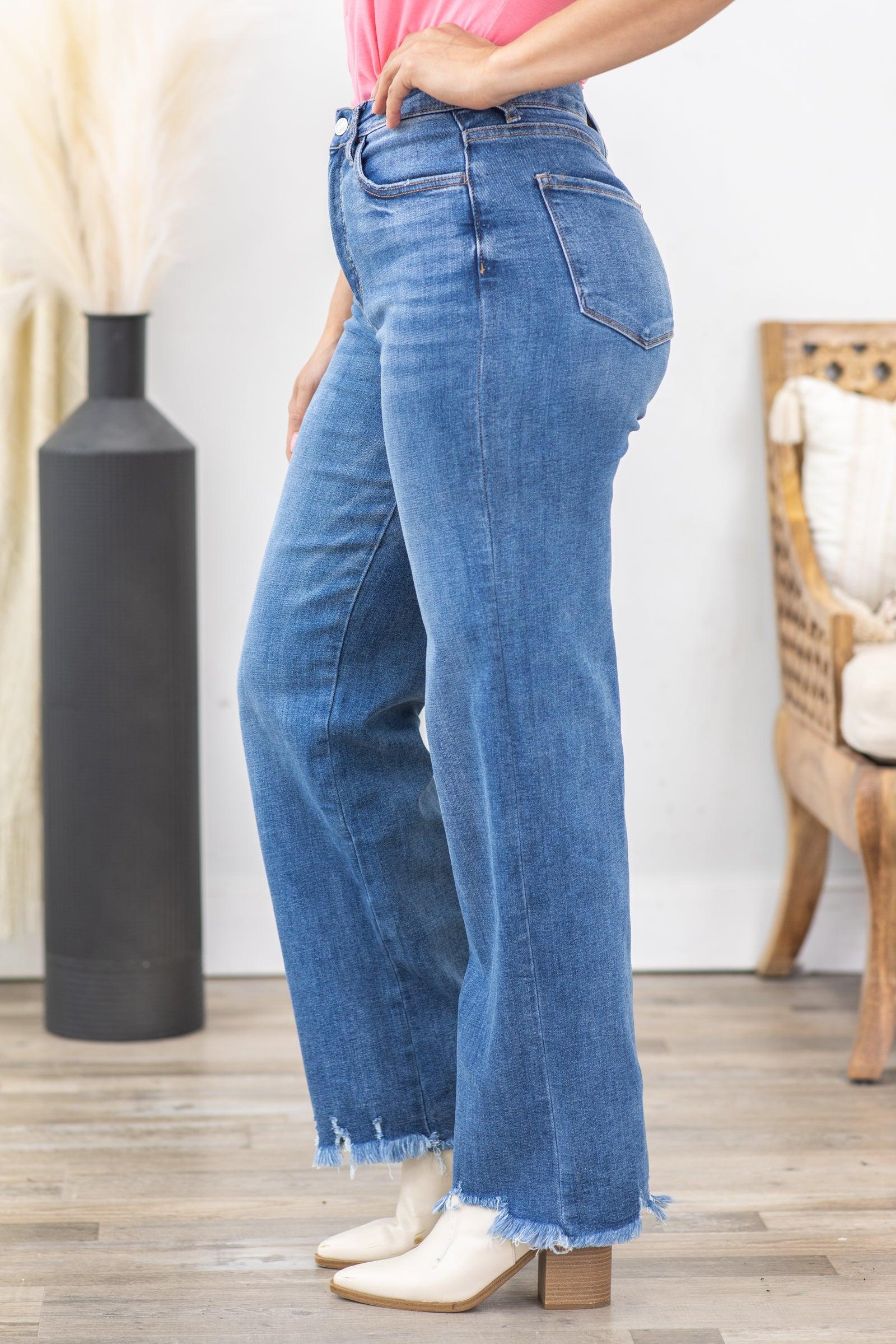 Lovervet Tummy Control 90's Vintage Loose Jeans Product Image