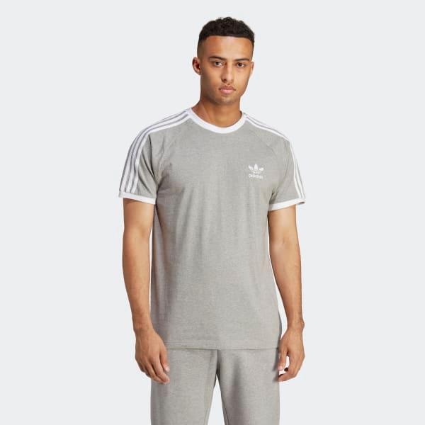 adidas Adicolor Classics 3-Stripes Tee Green S Mens Product Image
