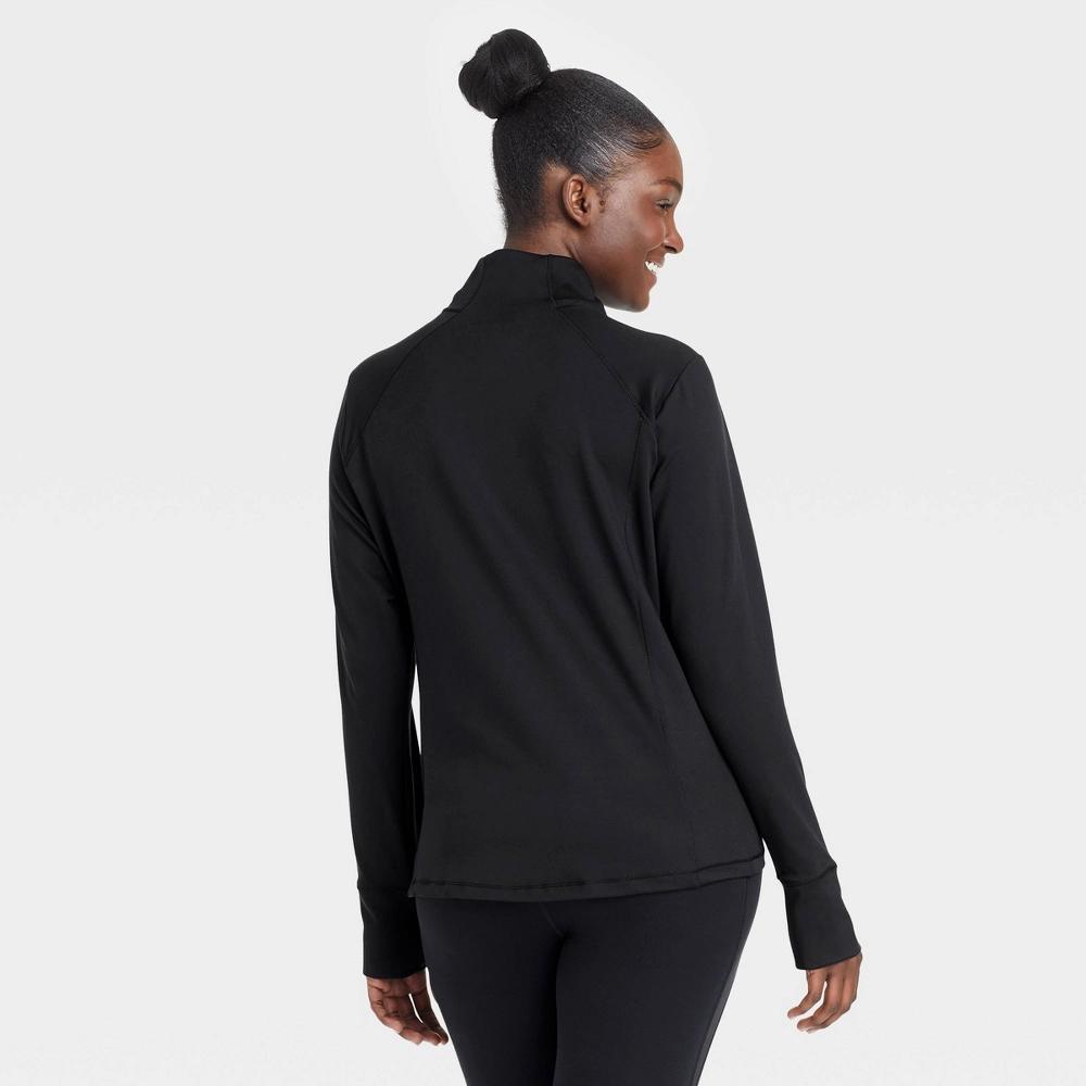 Womens Full Zip Jacket - All In Motion Black L Product Image