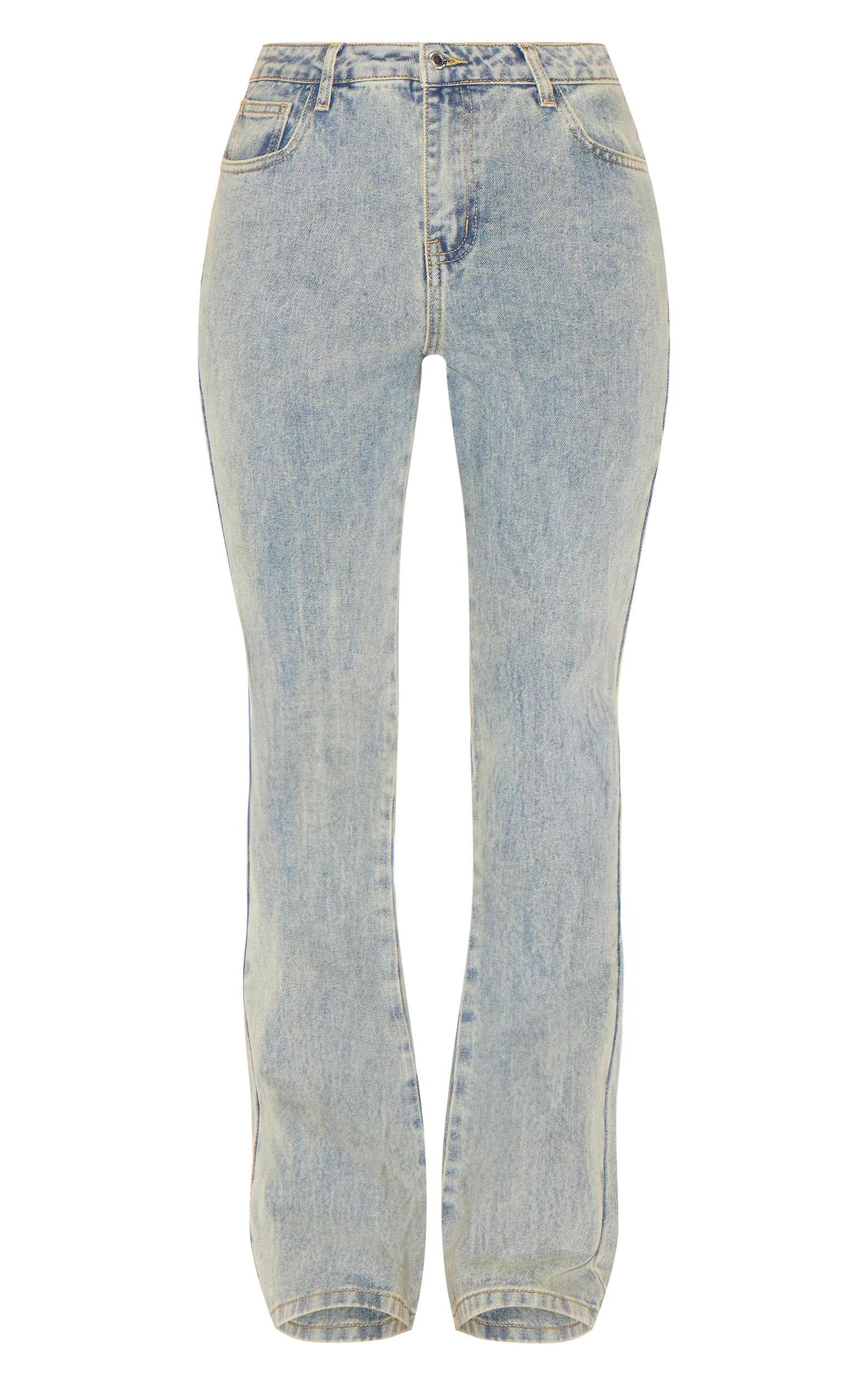 Vintage Slim Fit Low Rise Flared Jeans Product Image