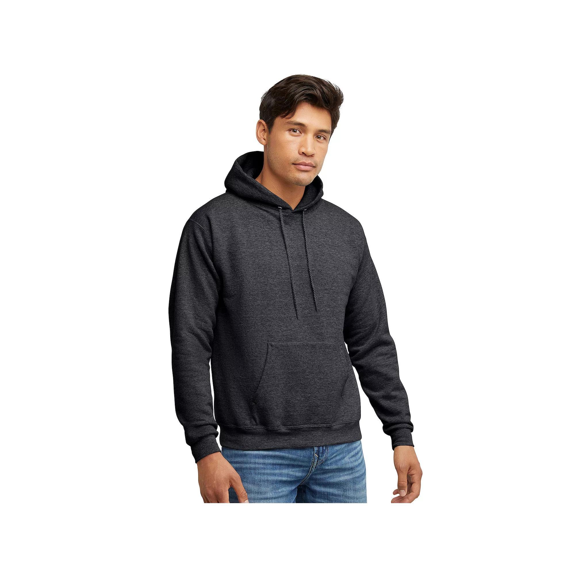Mens Hanes EcoSmart Fleece Pullover Hoodie Product Image