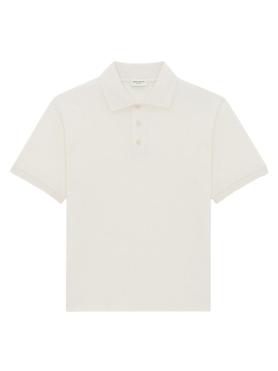 Mens Monogram Polo Shirt in Cotton Piqu Product Image