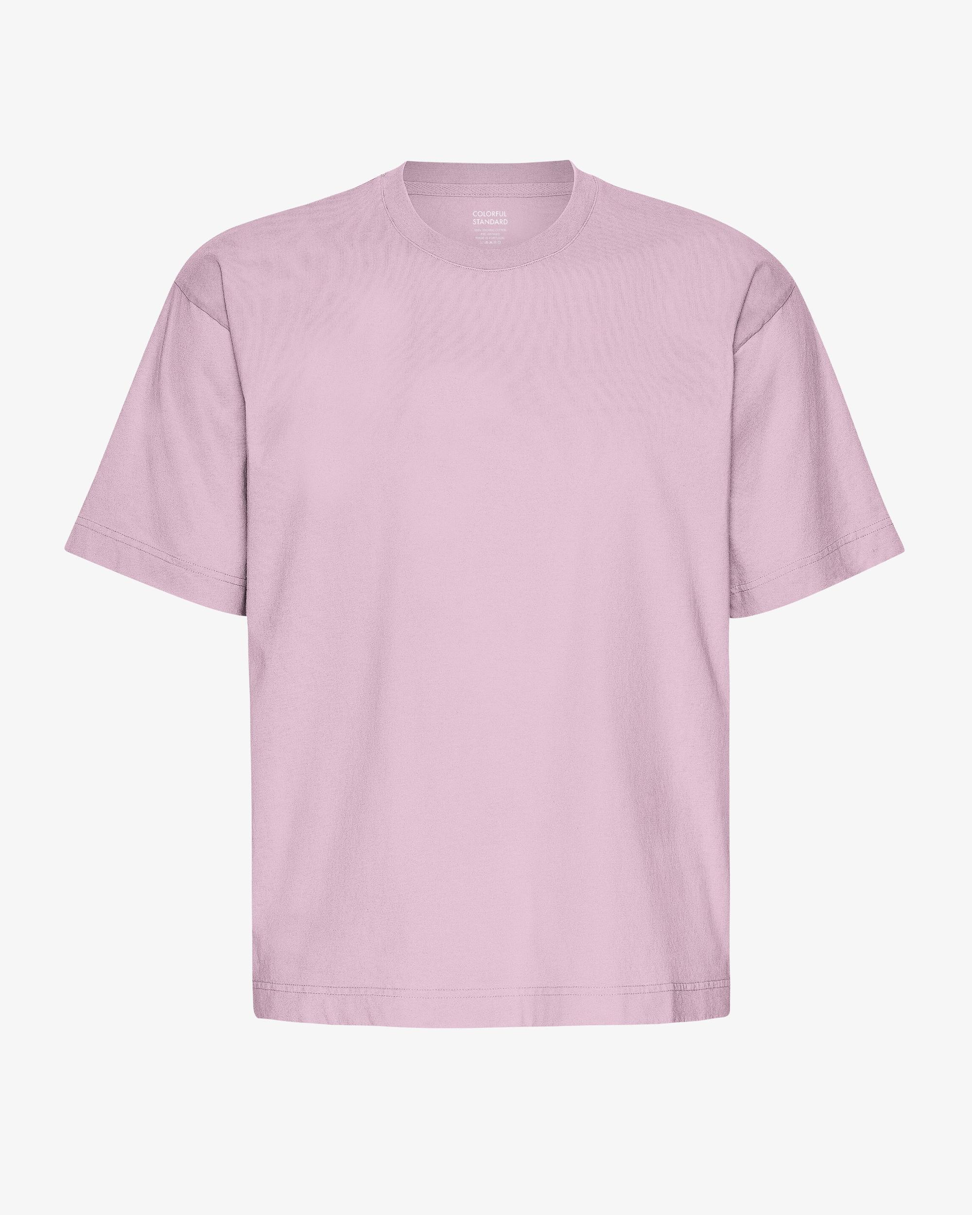Oversized Organic T-Shirt - Faded Pink Product Image