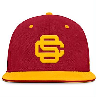 USC Trojans Dugout True Men’s Nike Dri-FIT College Fitted Hat Product Image