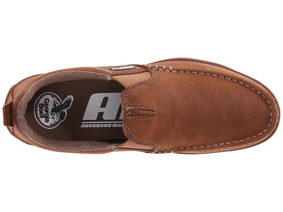 Georgia Boots Cedar Falls Men's Moc-Toe Slip-On Shoes, Size: 12 Medium Product Image