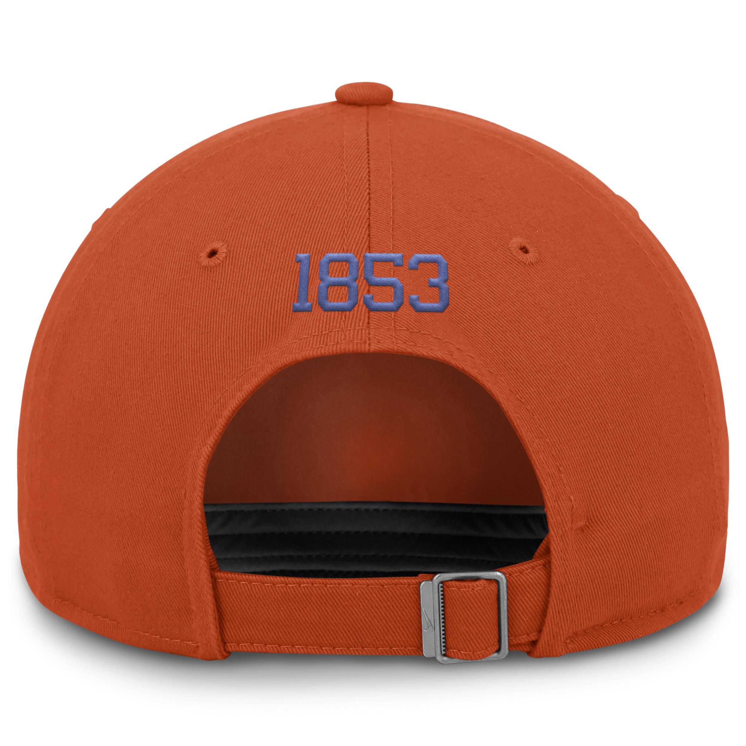 Men's Nike Orange New York Mets Evergreen Club Adjustable Hat, Size: Medium/Large Product Image