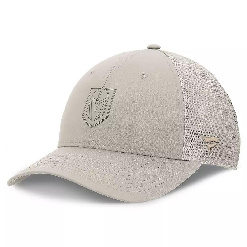 Womens Fanatics Tan St. Louis Blues Authentic Pro Road Trucker Adjustable Hat Product Image