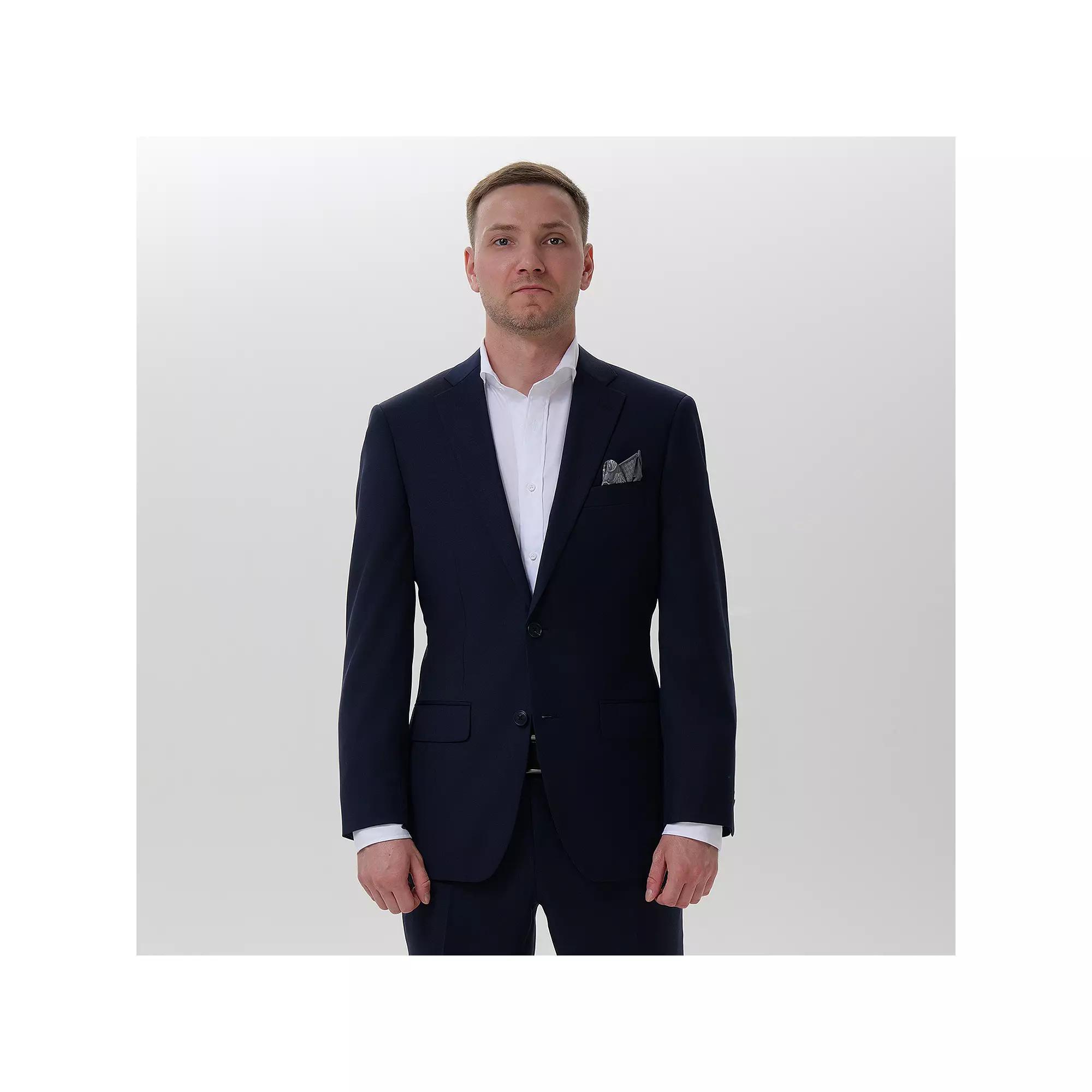 Mens INDOCHINO Slim-Fit Wool Blend Suit Jacket Blue Product Image