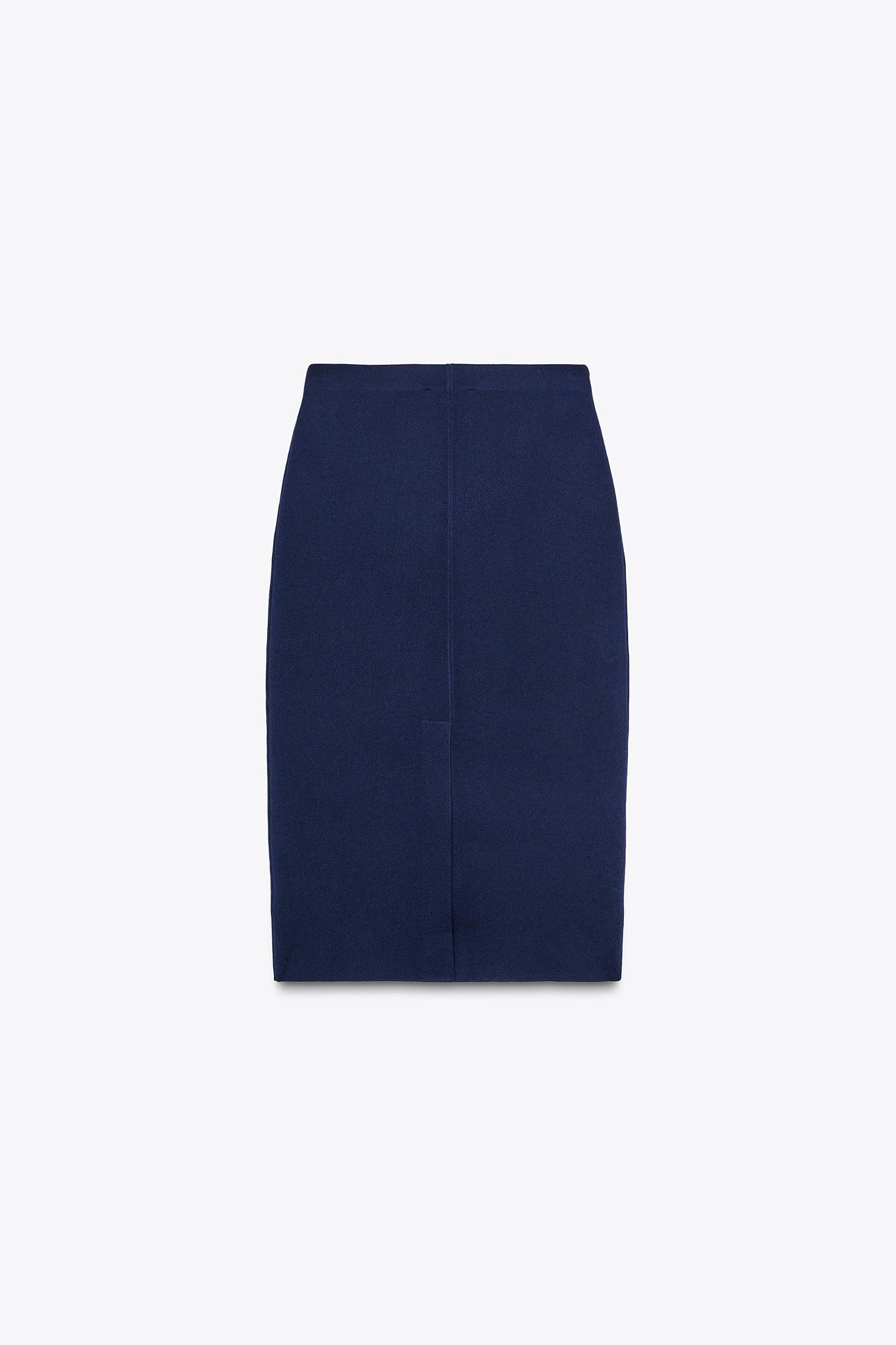 BASIC KNIT MIDI SKIRT Product Image
