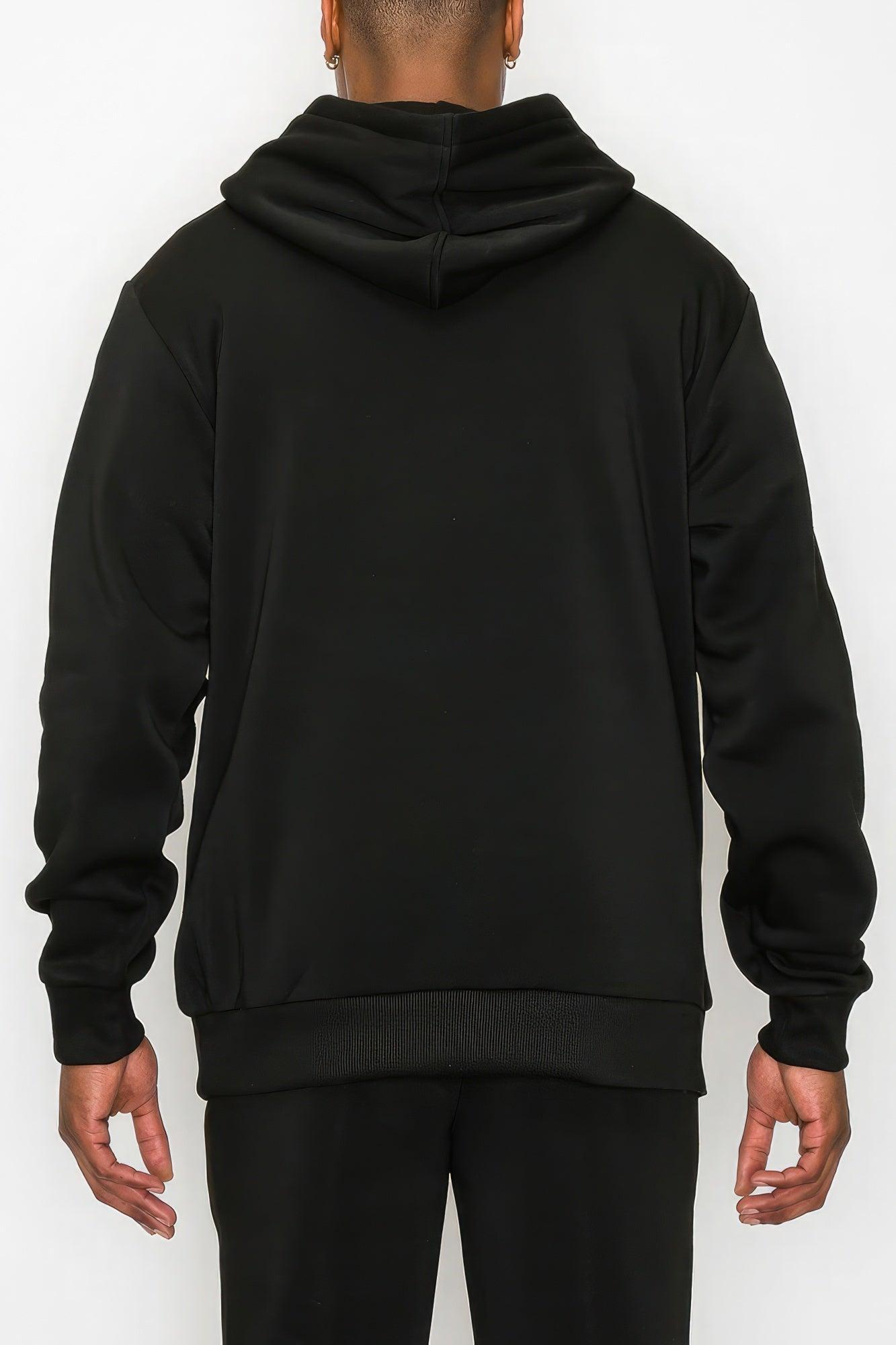 Men's Fleece Pullover - Black Product Image