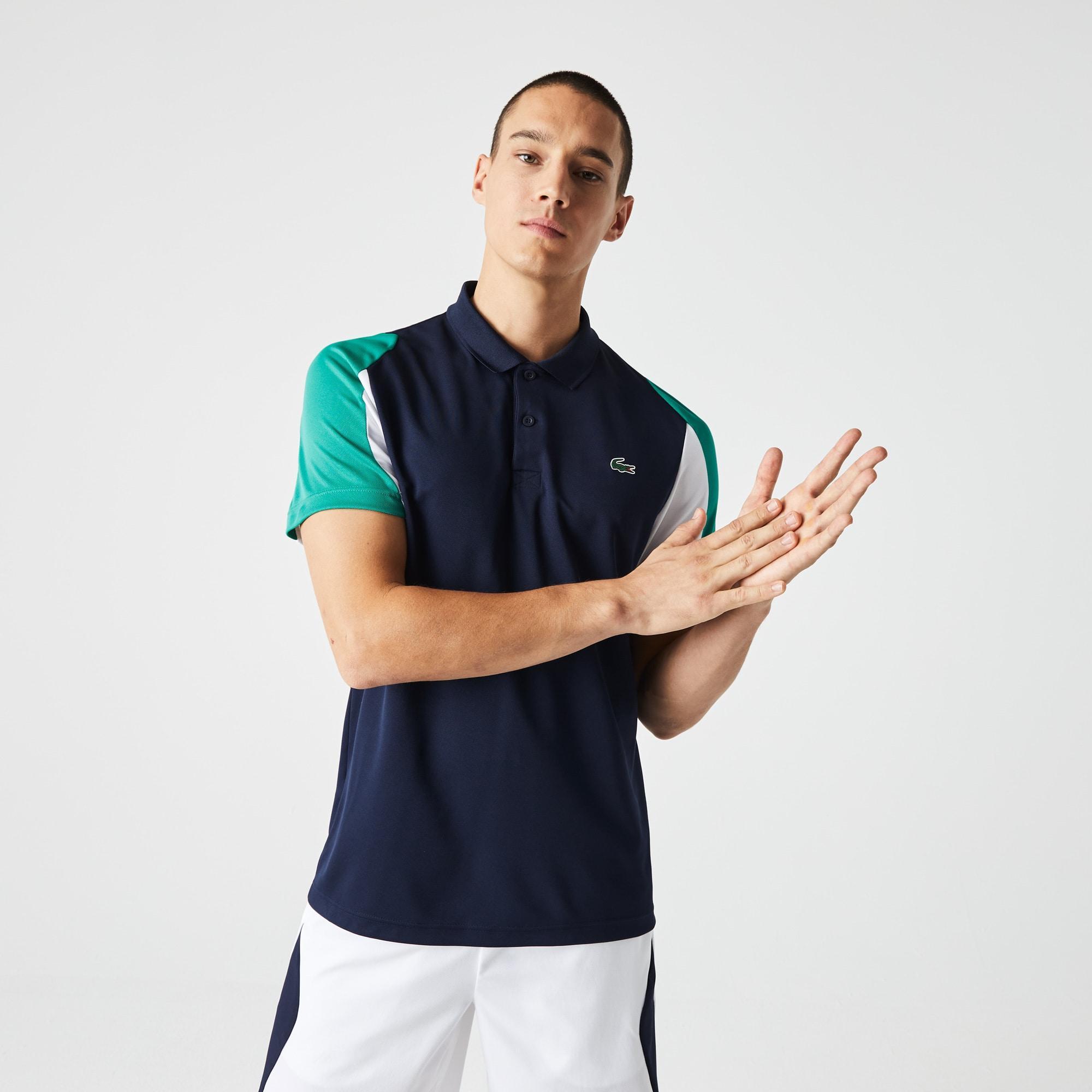 Men's SPORT Regular Fit Abrasion-Resistant Piqué Tennis Polo Product Image