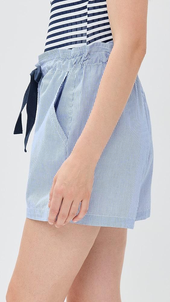 Stateside Pinstripe Paperbag Shorts | Shopbop Product Image