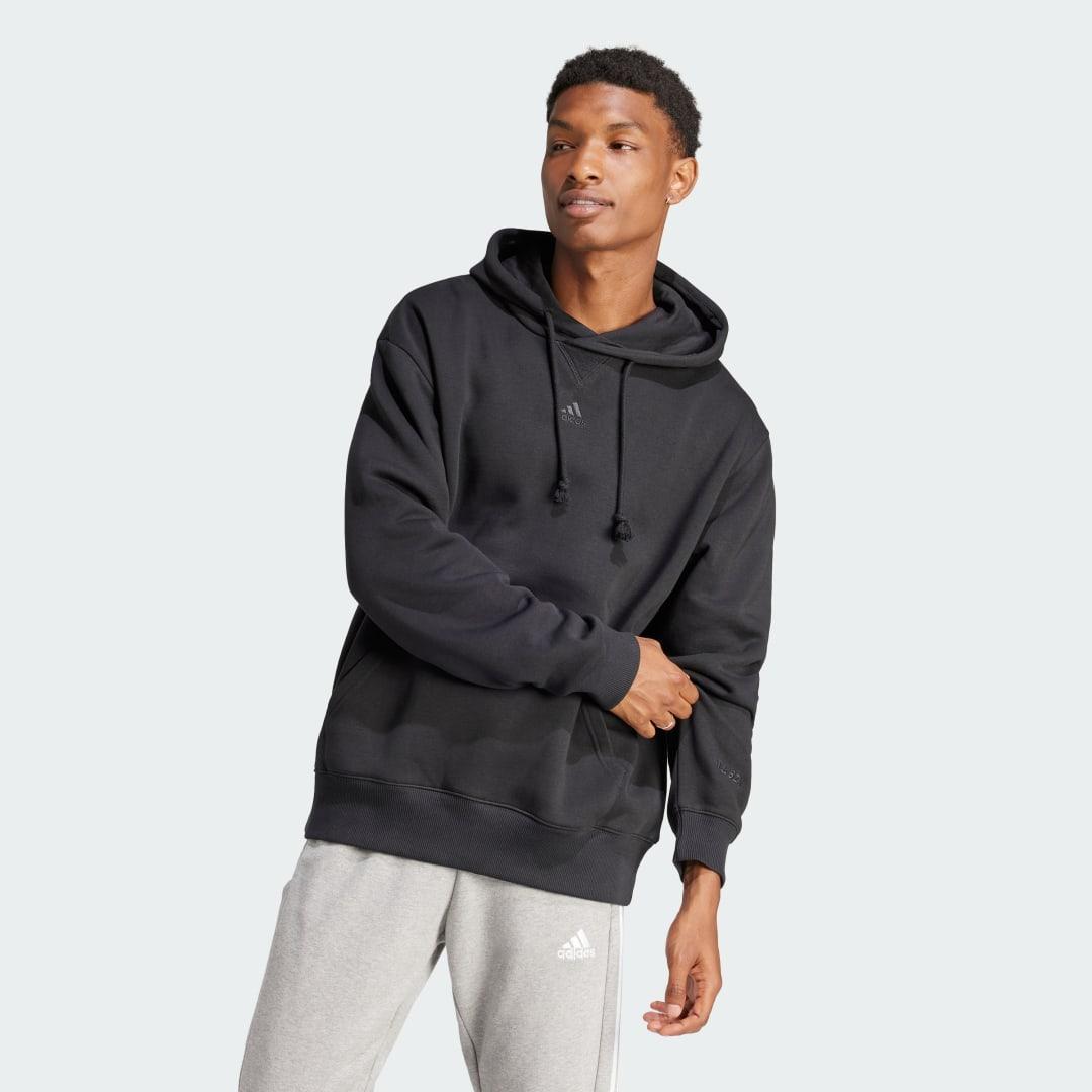 adidas All SZN Fleece Hoodie Men's Clothing Product Image