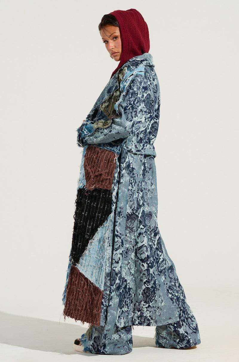RONNY PATCHWORK TRENCH Product Image