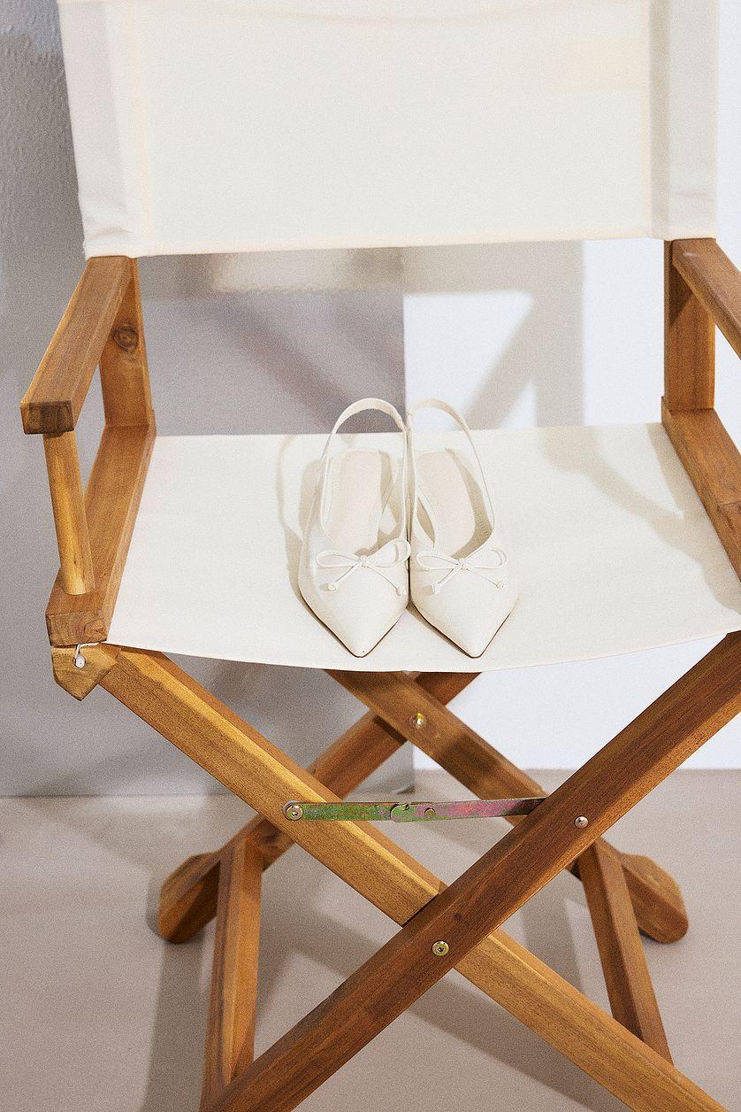 Bow Detail Slingback Pumps Product Image