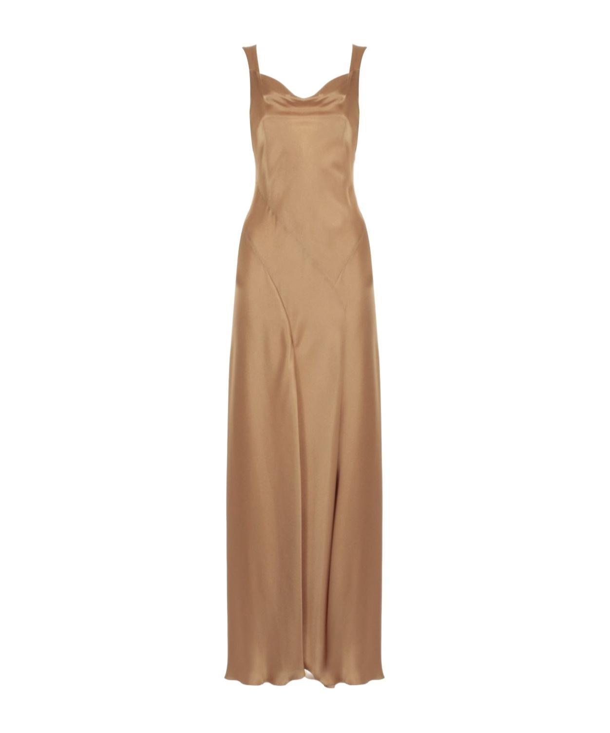 ALBERTA FERRETTI Deepika Dress In Brown Product Image