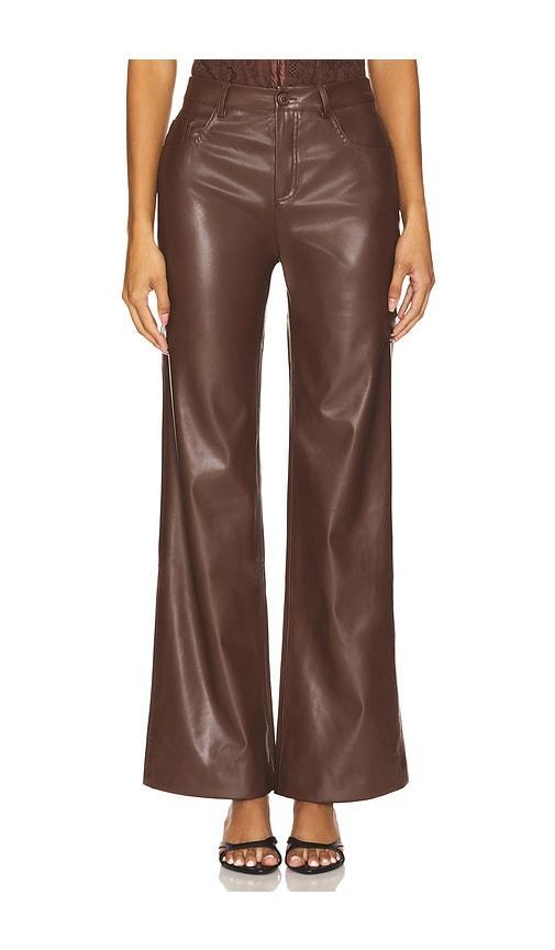 Zenobia Faux Leather Pant CAMI NYC Product Image