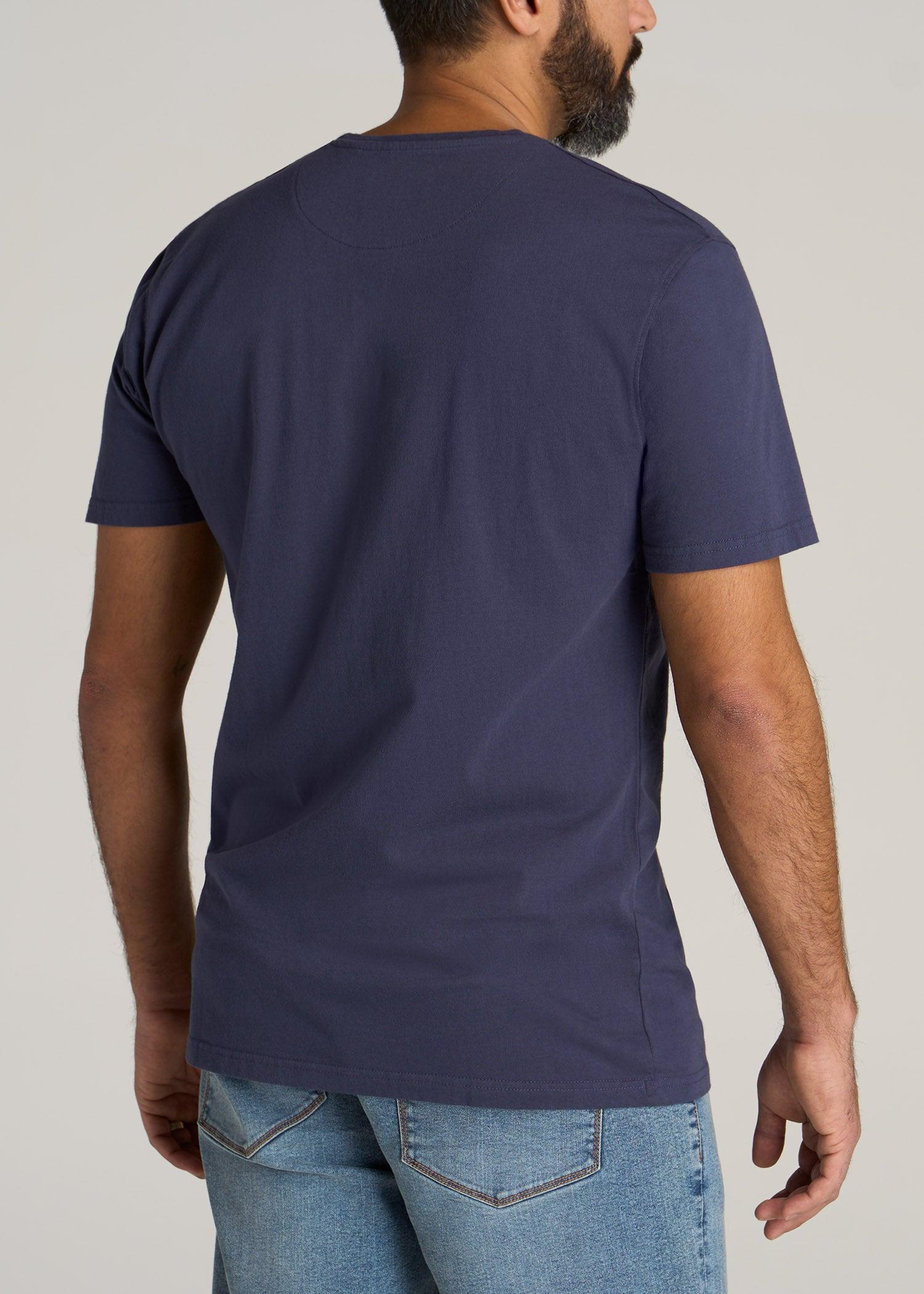 LJ&S Men's Tall REGULAR-FIT Crew Neck Tee in Weathered Navy Product Image