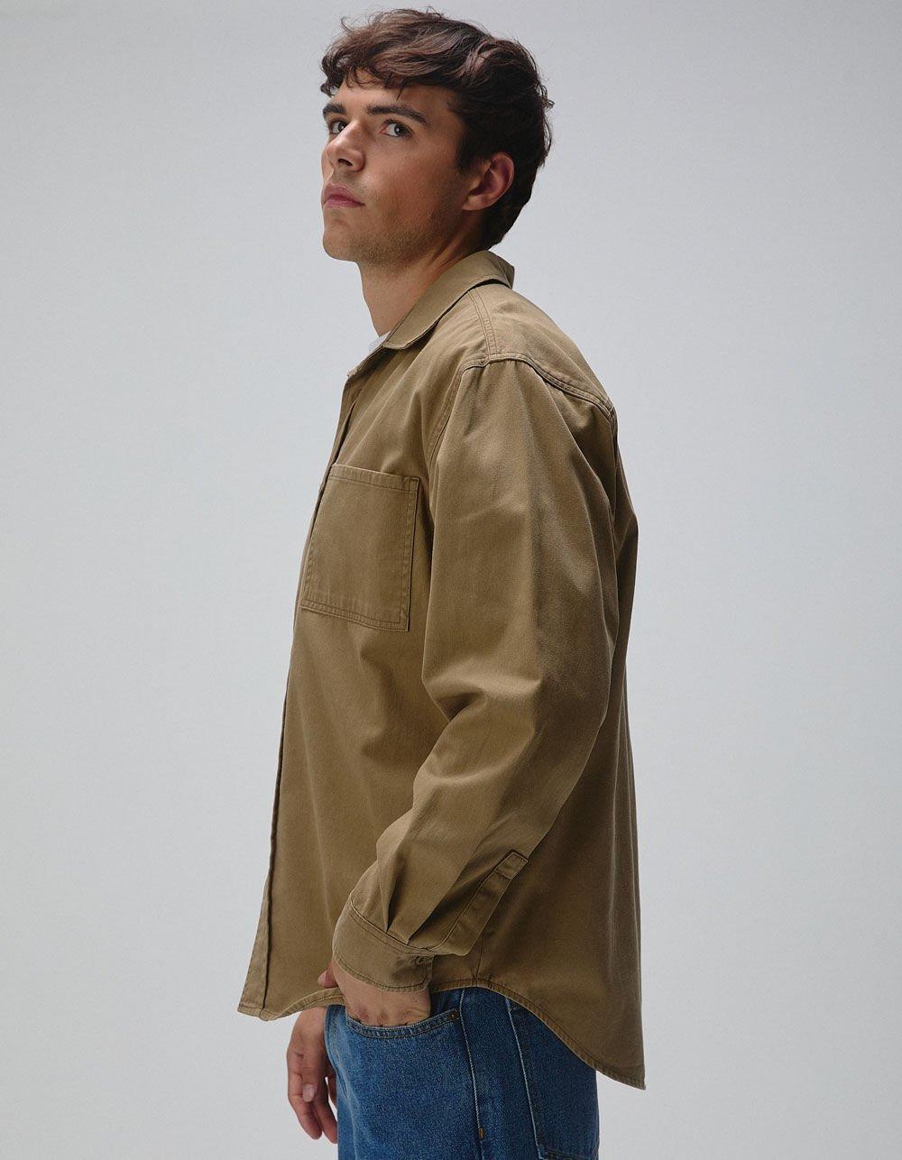 RSQ Mens Oversized Washed Twill Shirt Product Image