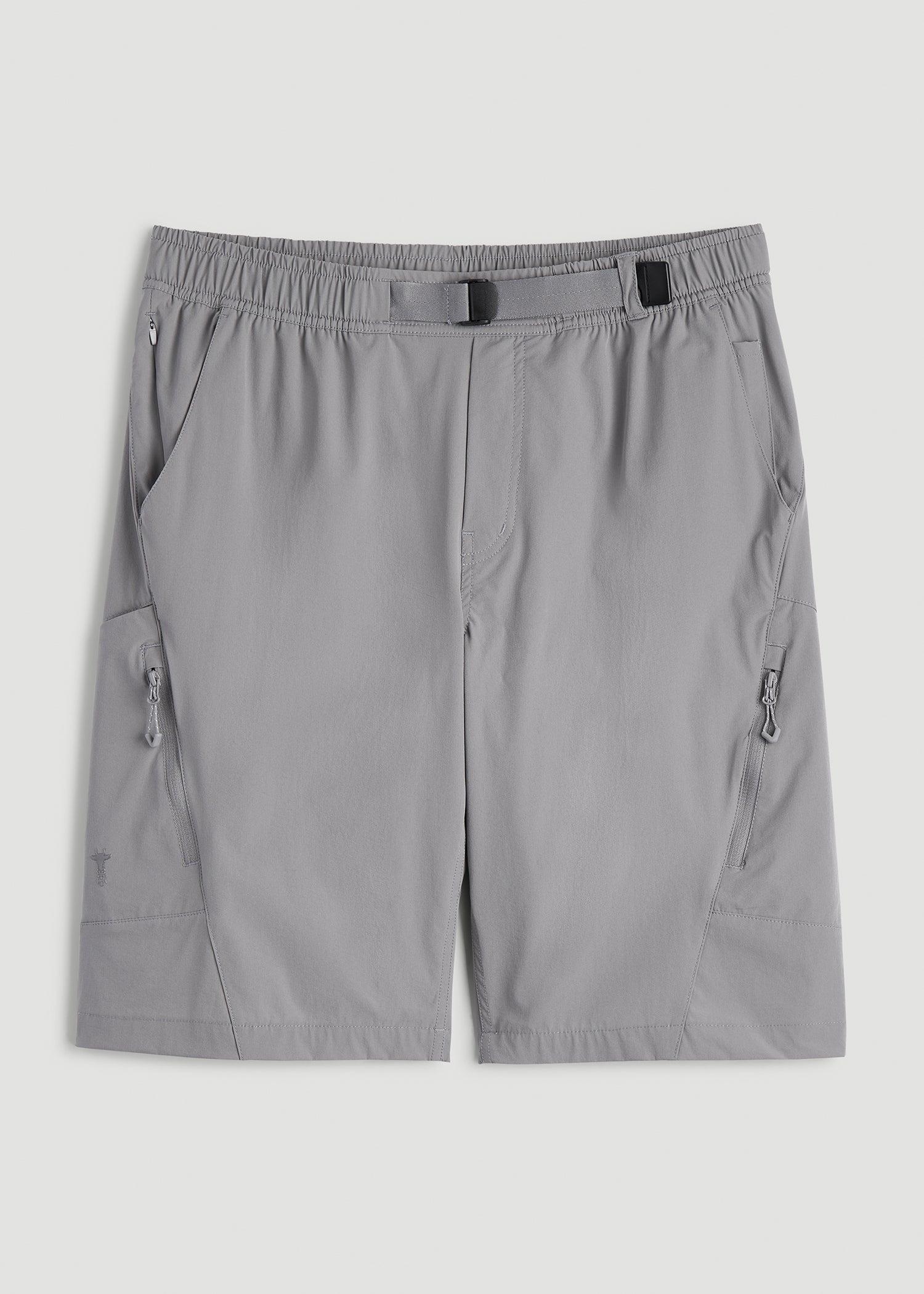 10 Pocket Hiking Short for Tall Men in Pebble Grey Product Image