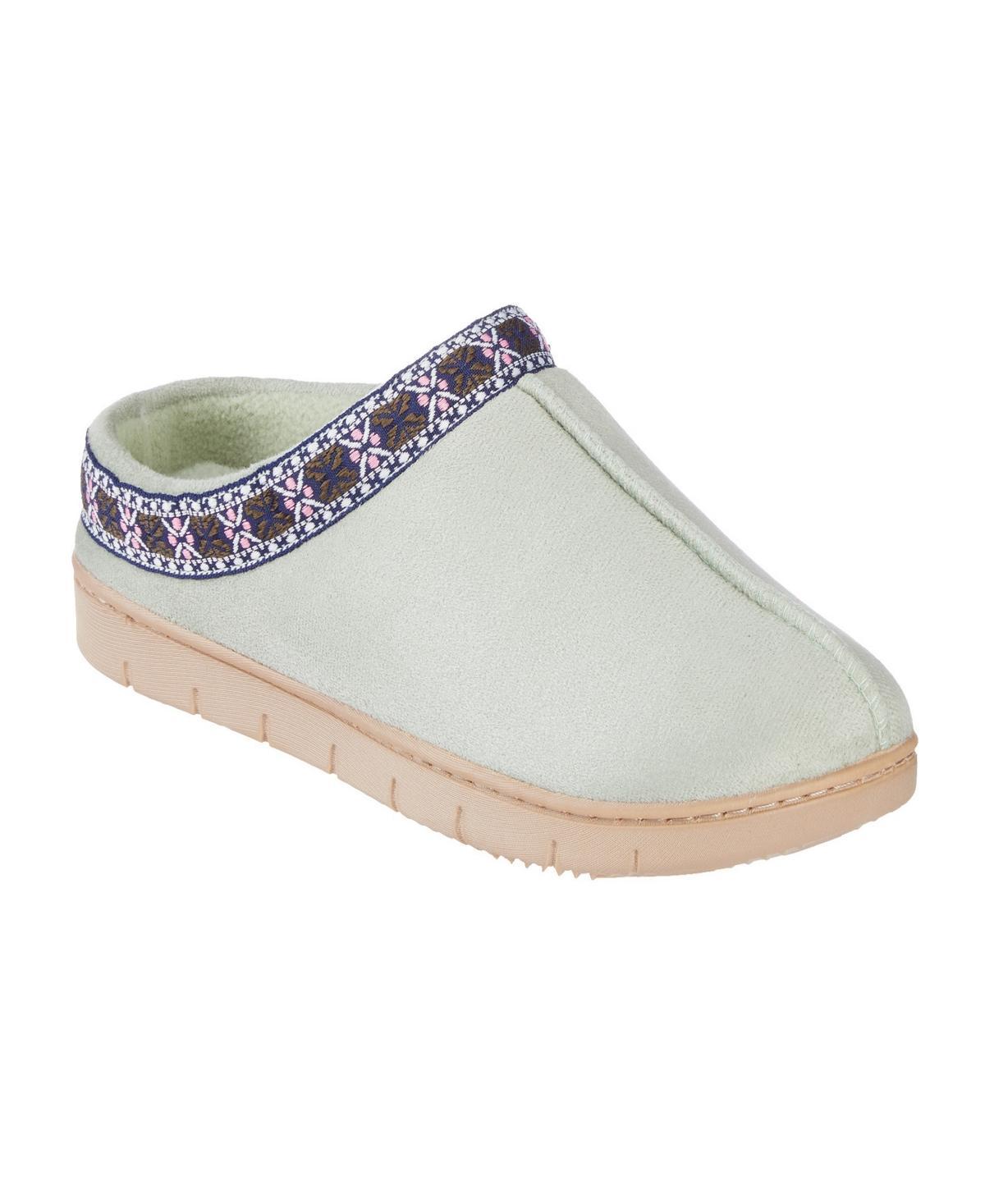 isotoner Clara Microsuede Memory Foam Women's Clog Slippers, Size: Small, Raisin Product Image